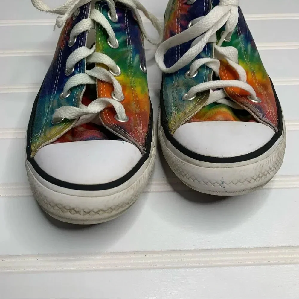 Converse All Star Low Top Sneaker Rainbow Tie Dye